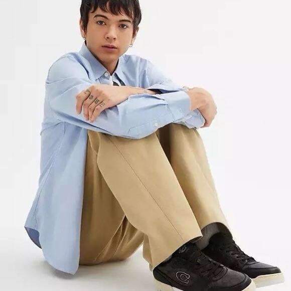 NWT Coach Men's Soho Sneaker With Signature Canvas Charcoal/Black CAQ10 US 11 - Picture 11 of 11